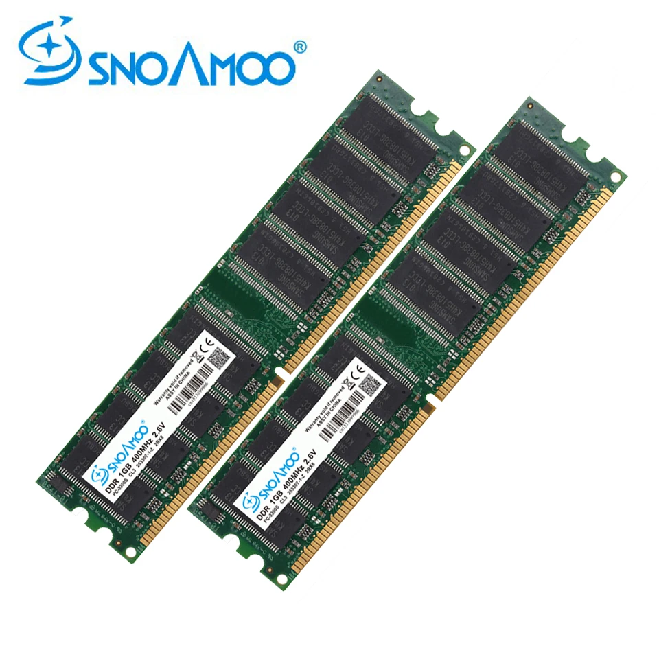 SNOAMOO Настольный ПК ram s DDR 333MHz 1GB ram PC-2700U DDR1 400MHz DIMM Non-ECC компьютер 184Pin настольная память срок службы