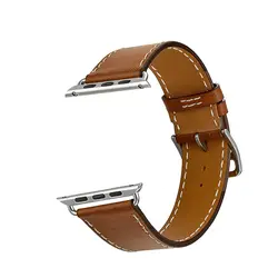 Высокое качество Пояса из натуральной кожи ремешок для Apple Watch замена Браслет Кожаный ремешок для часов я часы 38 мм и 42 мм