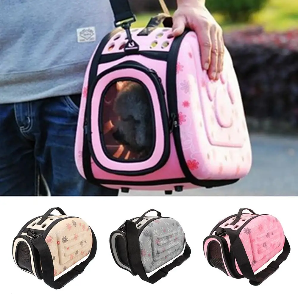 Travel Puppy Dog Carrier Slings Portable Outgoing Handbag Kittens Carrying Bag Folding Hamster Cage Small Animals Bag 20E