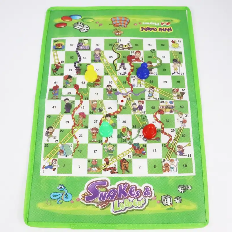 snakes & ladders board game