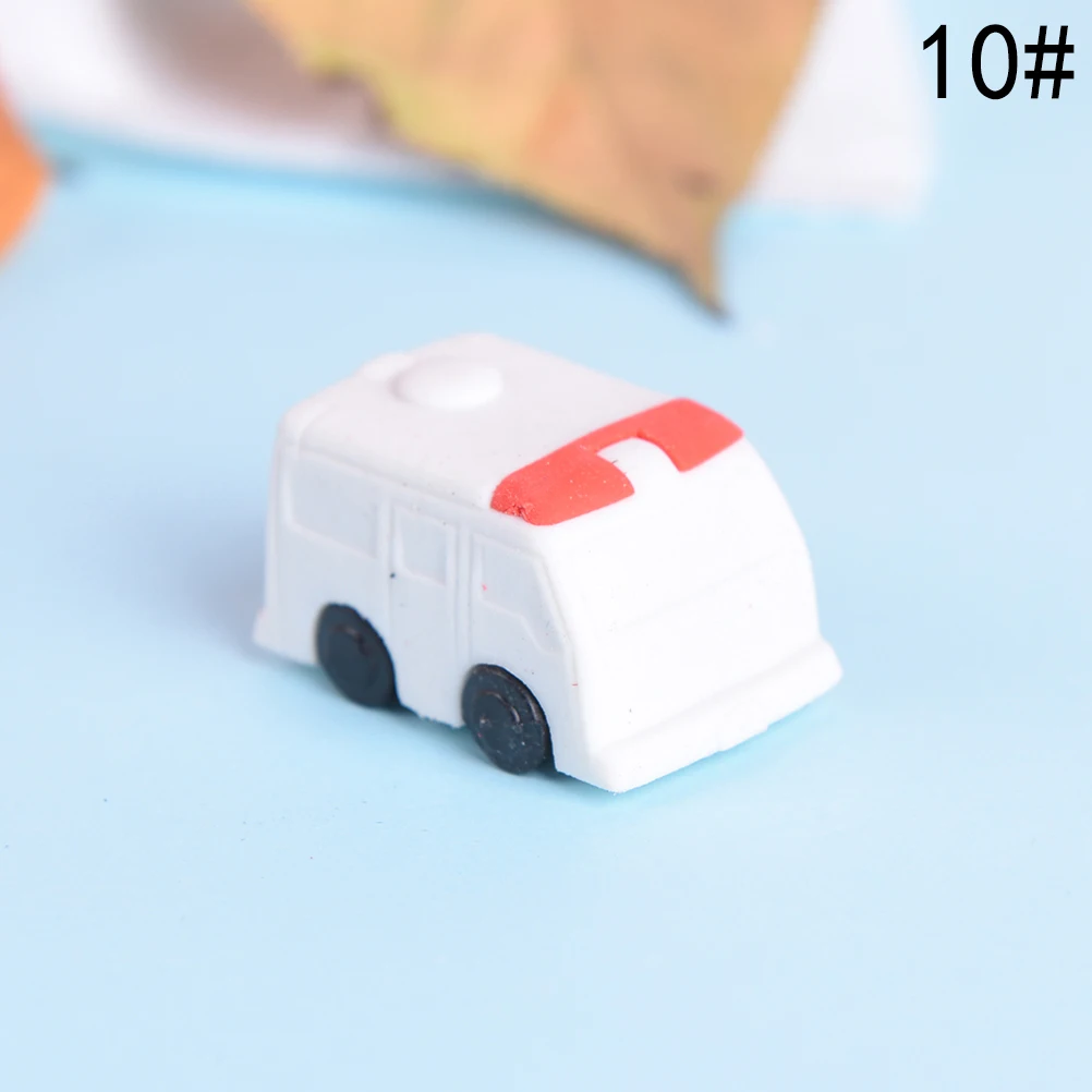 1 шт. Kawaii Творческий канцелярские школьные Офис Новинка 3D маленький автомобиль резинкой принадлежности Подарки для дети мальчик игрушка