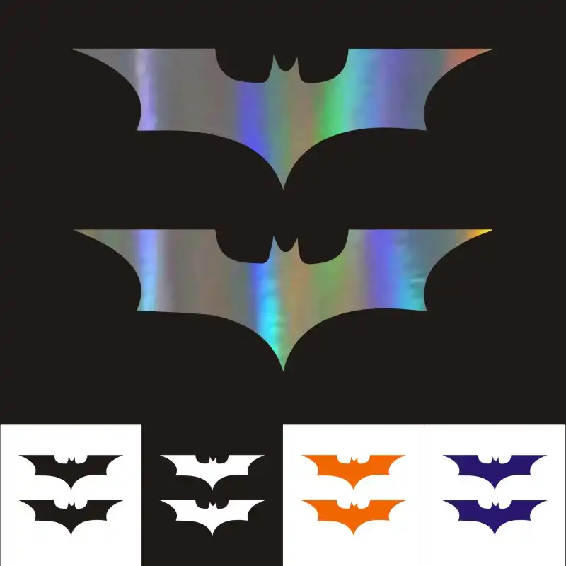 2PCS Cool Batman Car Stickers 12*11cm Batman DC Dark Knight Car Window