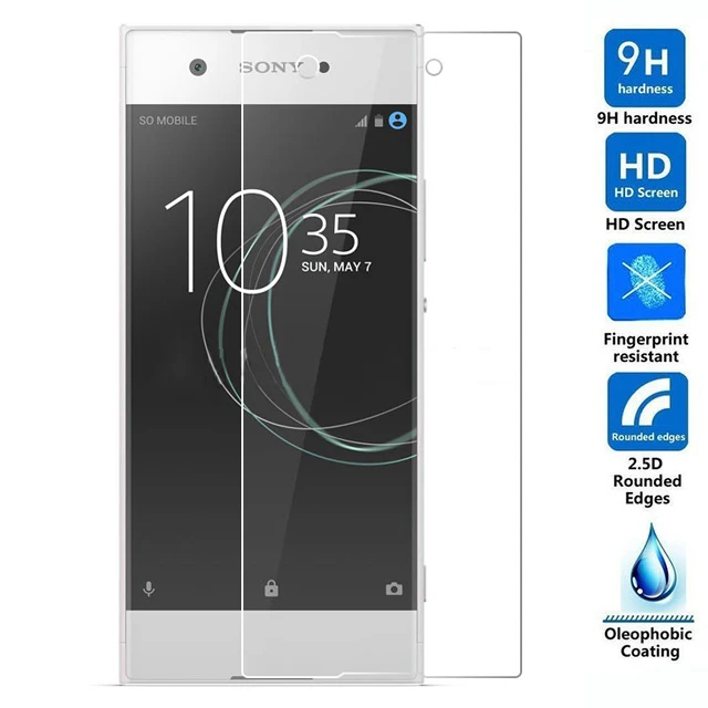 2.5D Закаленное стекло для Sony Xperia XA1 Plus Высококачественная защитная пленка