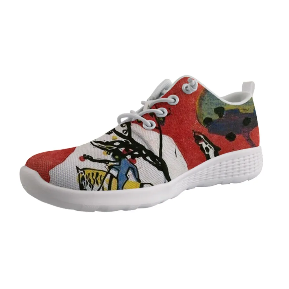 

2019 Mew Outdoor Wading Shoes holes bottom Male Lace Up Sneaker Men Boy Light Shoe Artist Painting Print Wassily Kandinsky