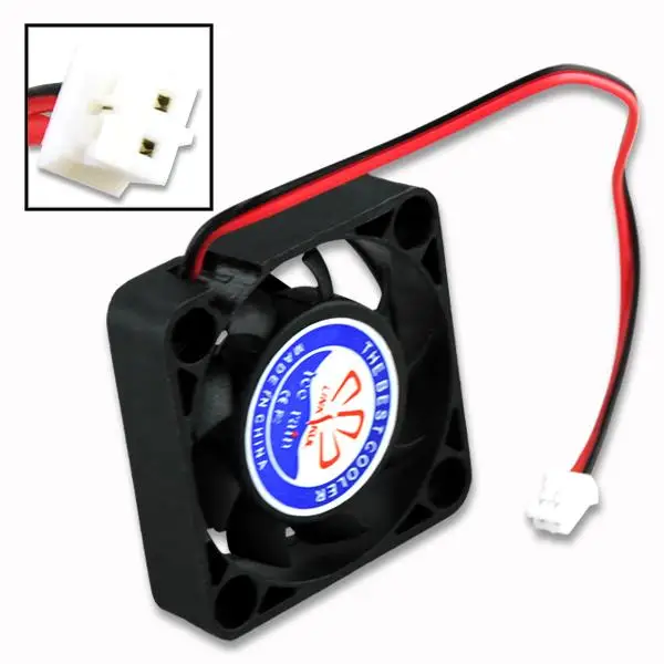 YCDC 40 мм 2 Pin PC Вентилятор 40x40 черный Настольный Процессор теплоотводящий кулер