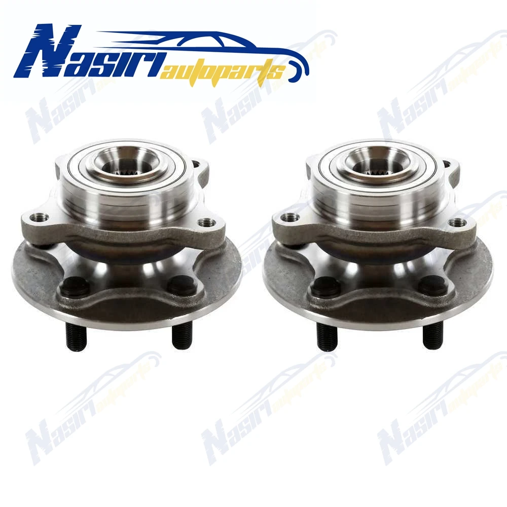 Pair of New Front Left & Right Wheel Hub Bearing Assembly For Land Rover Discover Range Rover