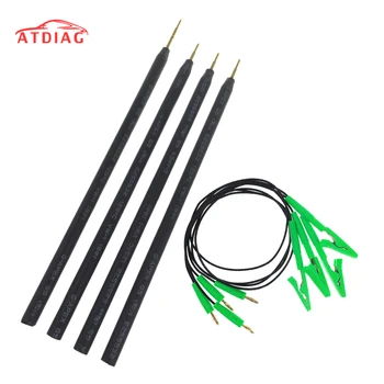 

Probe Pen ECU Tool BDM Probe 4pcs/Set With Green Wire Clip Cables ECU Programming Adapter Supports LED BDM Frame Power Probe