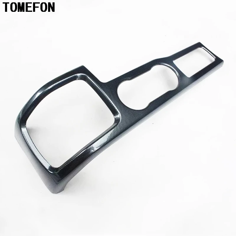 TOMEFON для Ford Focus 2009 2010 2011 LHD ABS углеродное волокно краска внутренняя средняя чашка воды держатель Крышка отделка