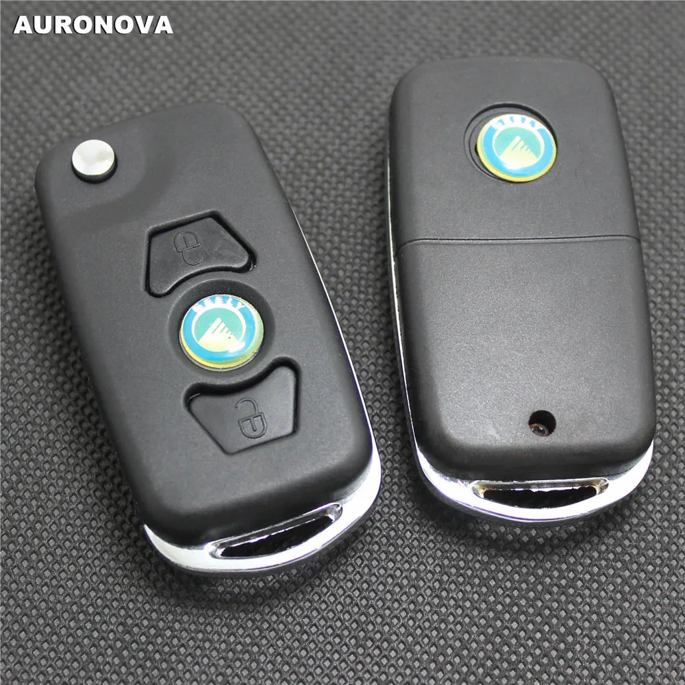 AURONOVA новый обновленный откидной Складной Корпус ключа для GEELY VISION замена 3 кнопок