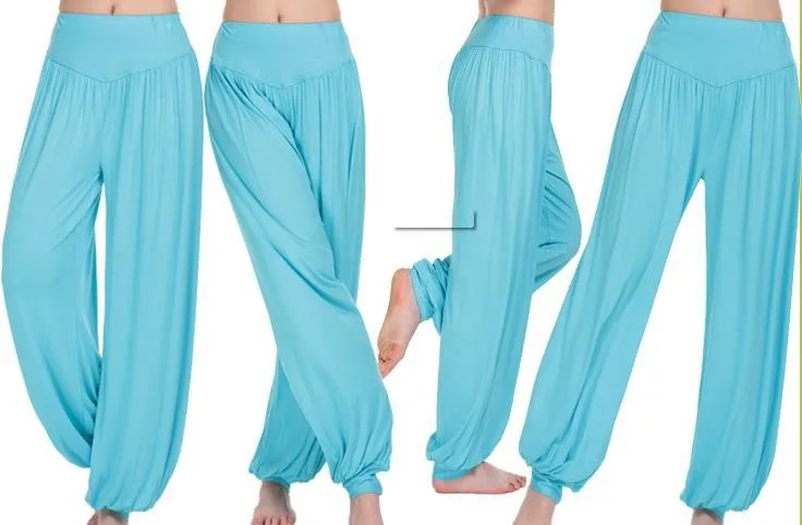 Новые Модальные штаны для йоги для женщин и девочек, Брюки Тайцзи, спортивные штаны, шаровары наивысшего качества