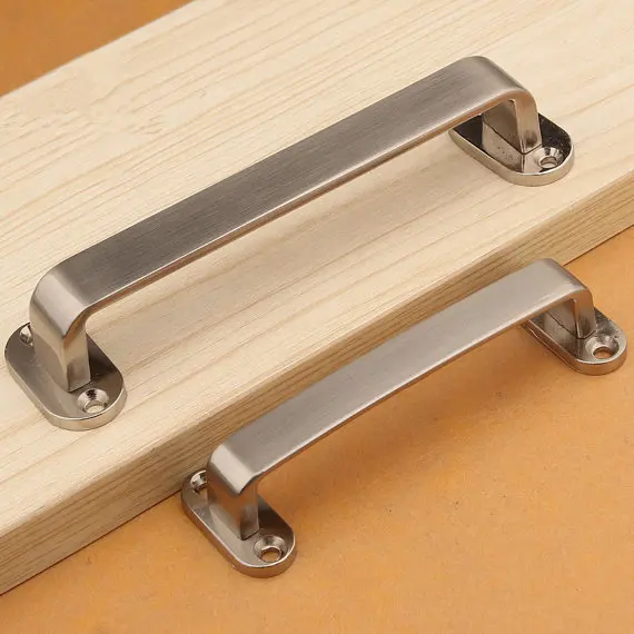 

3.75'' 5'' 6.3''Drawer Pulls Handles Knobs Brushed Nickel Steel Kitchen Cabinet Door Handles Pulls Dresser Pull 96mm 128mm 160mm