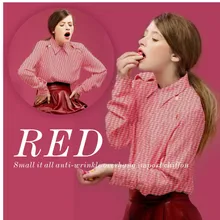 Customized 140cm width white red tartan lattice Chiffon cotton satin silk gauze Cloth Fabric Shirt coat scarf blouse Headdress