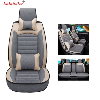 

kalaisike universal Flax car seat covers for Hyundai all model solaris i20 ix35 i40 getz accent ix25 Elantra Genesis creta i30