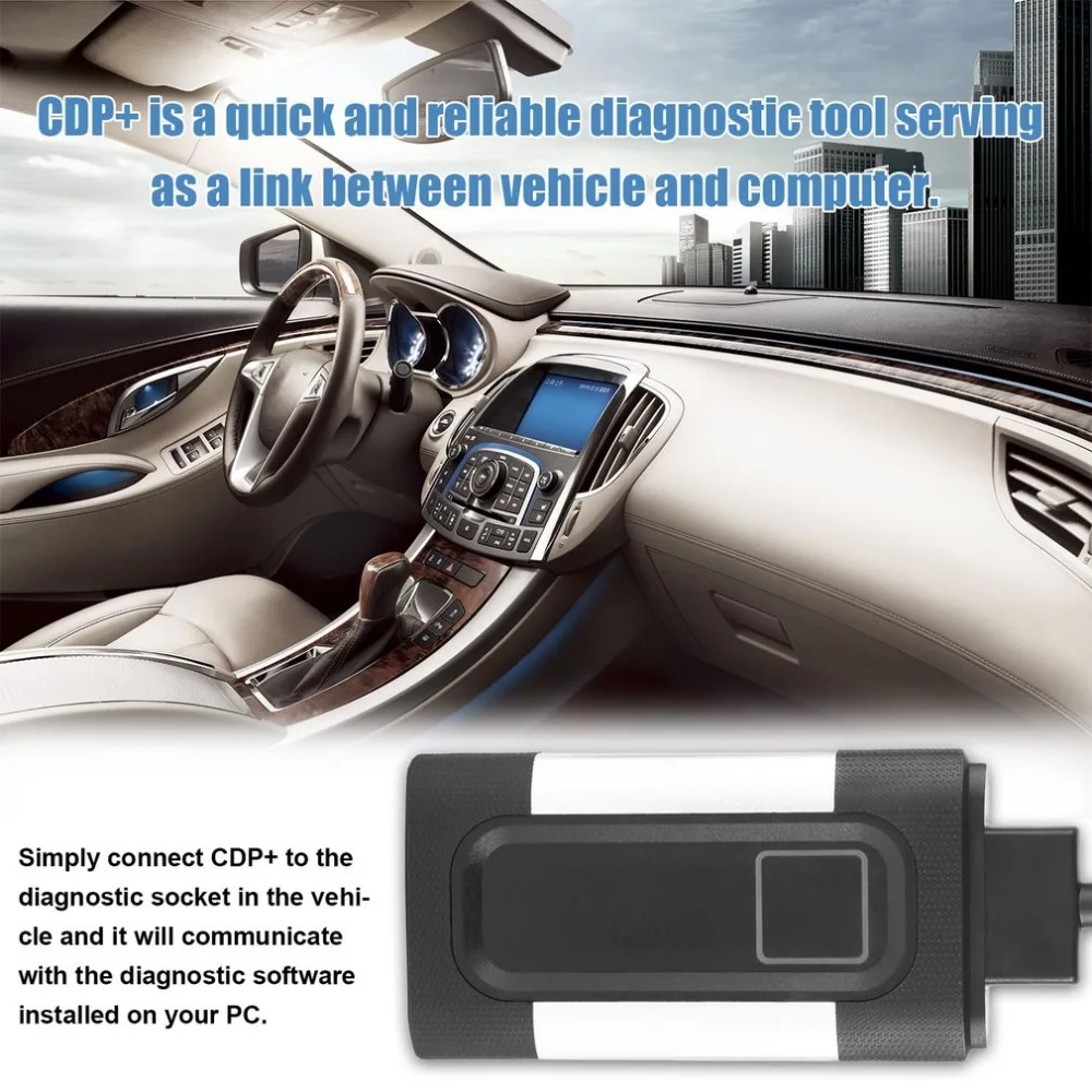 

2018 Professional Auto Car TCS CDP Pro Plus Scanner for autocom OBD2 Diagnostic Tool with 8PCS Car Diagnostic Cables Set