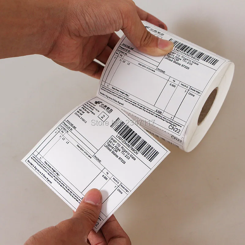 

2Roll/Lot TOP Direct Thermal Labels 100MM X100MM (500 labels) zebra shipping label usps 4" x 4"