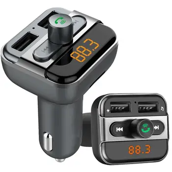 

Bt20 Car MP3 Bluetooth Player Dual USB FM Transmitter car radio Bluetooth Hands-free Player Call Echo Cancellation autoradio