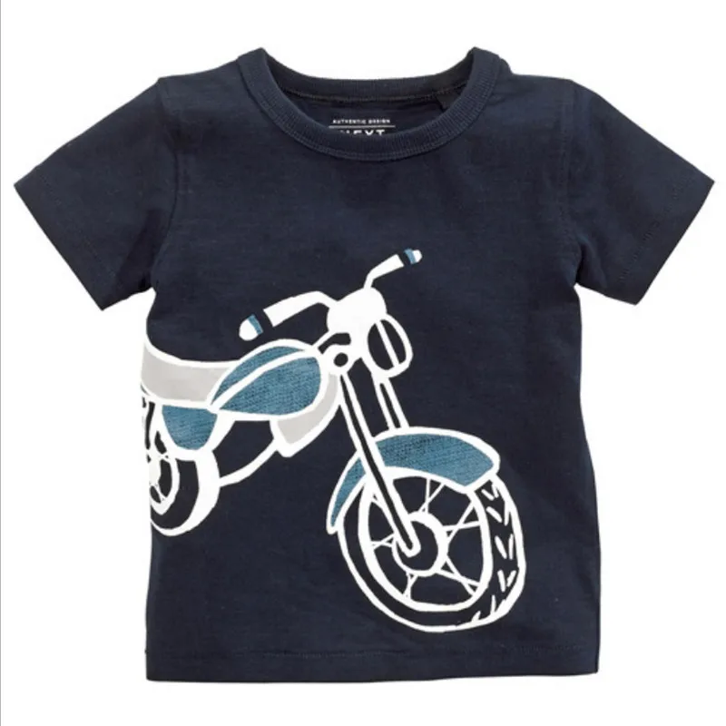 От 2 до 7 лет, модные брендовые Детские футболки с аппликацией для мальчиков популярная летняя хлопковая одежда в полоску для малышей Лидер продаж, детские футболки