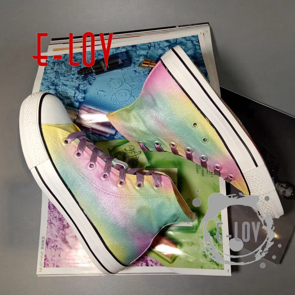 2019 Season Canvas Shoe Woman Student Chameleon Women's Shoes Hand Doodle Street Wind Sneakers Zapatos De Mujer Sapato Feminino 2019 Season Canvas Shoe Woman Student Chameleon Women's Shoes Hand Doodle Street Wind Sneakers Zapatos De Mujer Sapato Feminino
