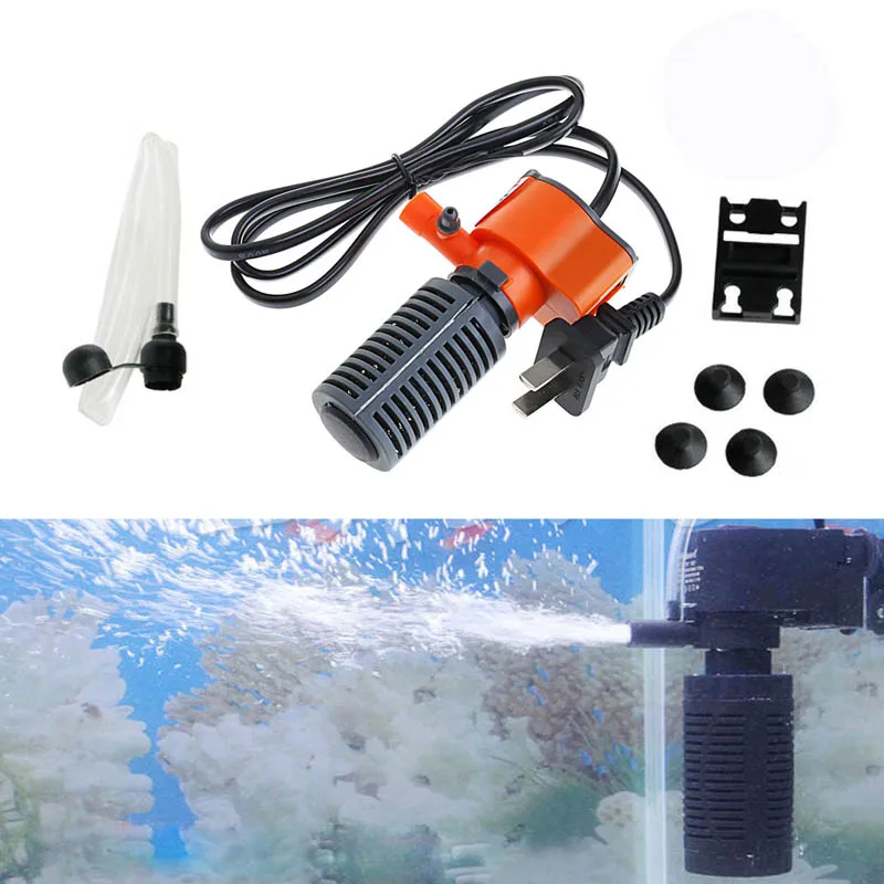 

Mini 3 in 1 Multi-function Aquarium tank Purifier Water Filter Pump for aquarium Fish Tank Filter Submersible Pump Spray Bar