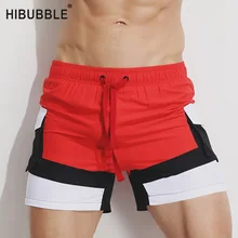 HIBUBBLE Лоскутная Мужская пляжная одежда, брюки размера плюс, одежда для плавания, мужские шорты для серфинга, Шорты для плавания, мужские плавки для купания