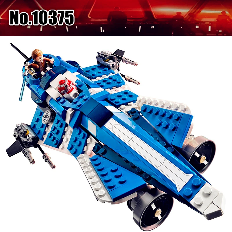 

Star Wars Series Anakin's Custom Jedi Starfighter Building Blocks Bricks Compatible Legoing 75087 Toys For Children Kids Gifts
