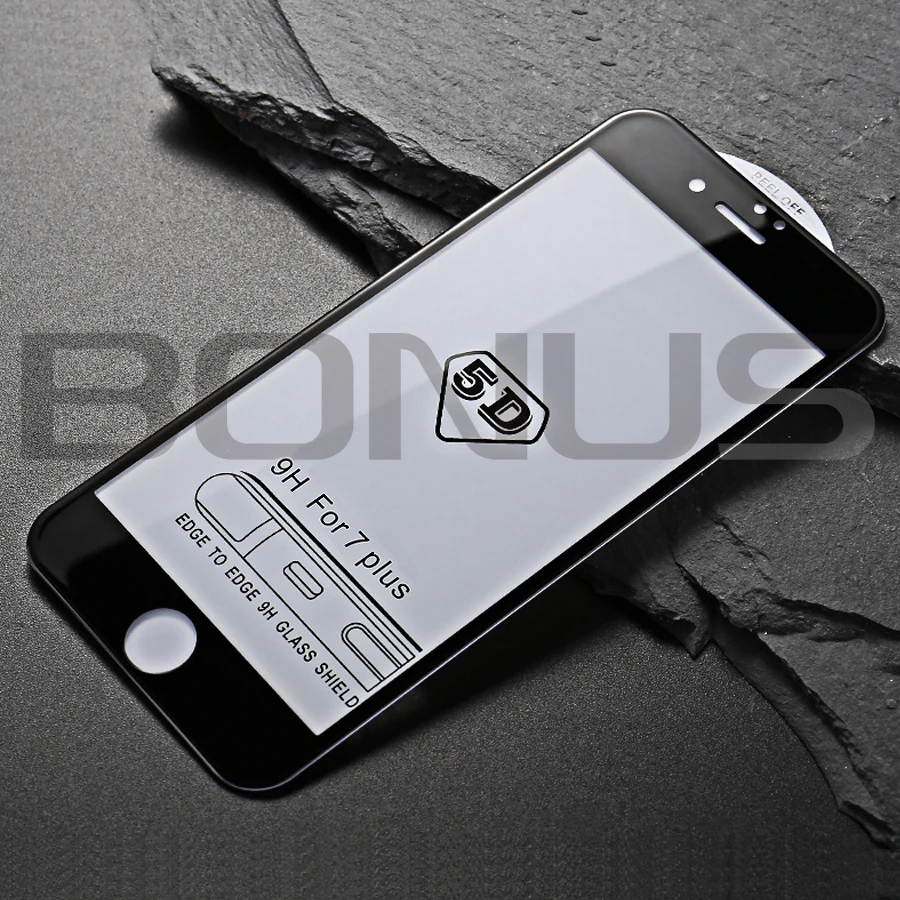 

Tempered Etching Curved Glass Screen Protector Designed for iPhone 7/8 Plus Perfect Fit Perfect Protection Free Fast Shipping
