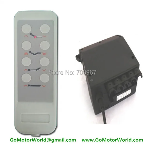 New controller Control box 110-240V AC input 12 or 24V DC output with wire handset for electric bed