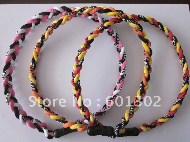 Titanium tornado neckalces,three ropes tornado necklace,baseball tornado necklaces,titanium