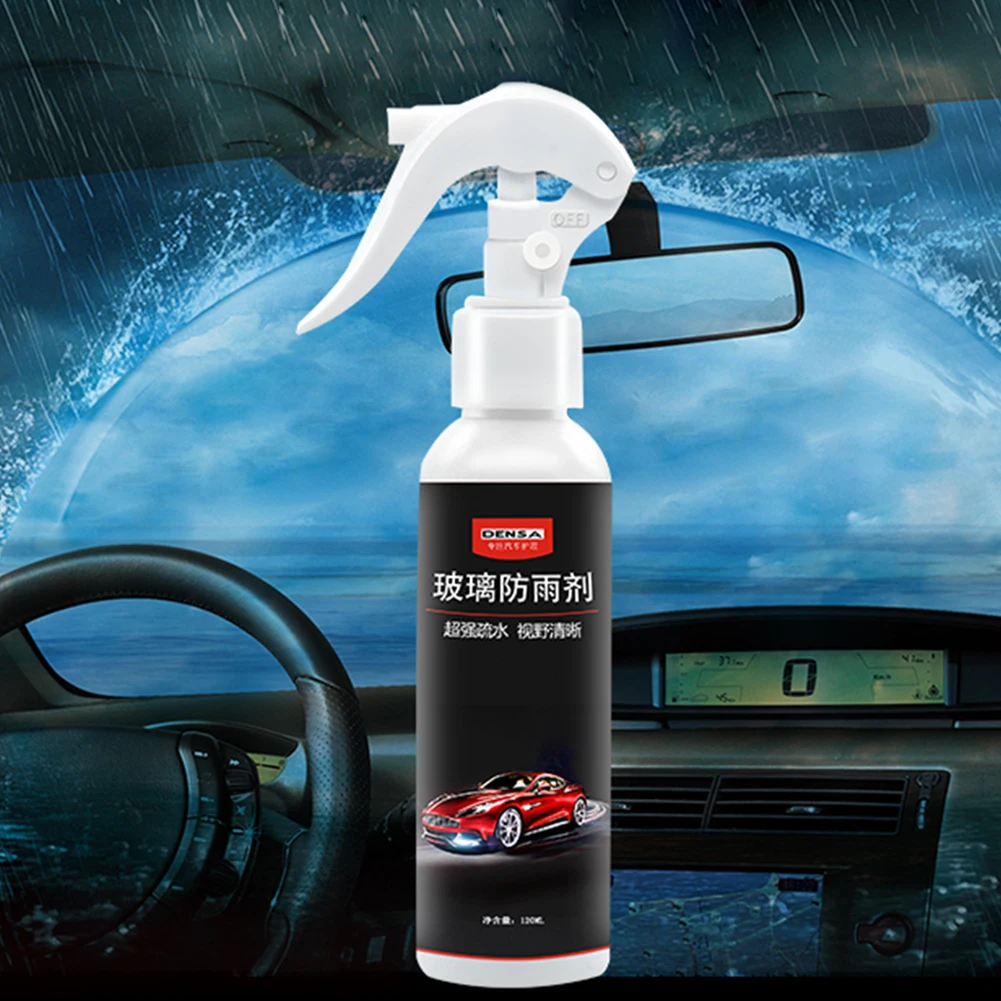 Car Front Windshield Anti-Rain Agent Rear-View Mirror Repellent Agent(With A Towel