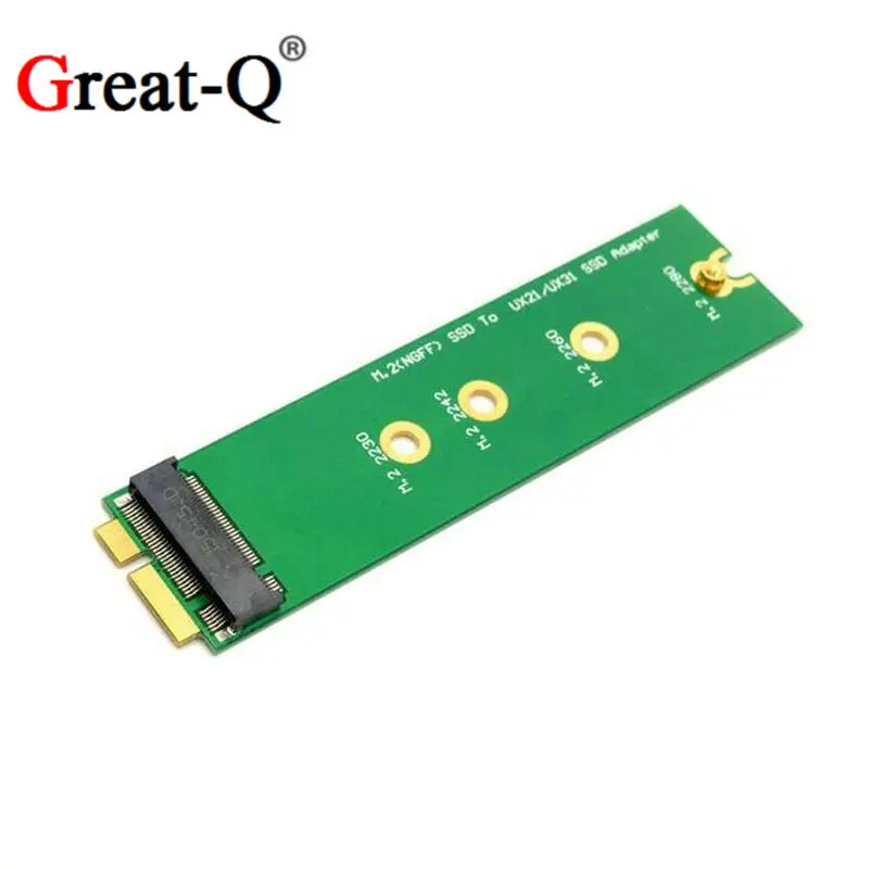 

PCI-E PCI Express 2 Lane M.2 NGFF 30mm 42mm M2 SSD to ASUS EP121 UX21 UX31 SANDISK ADATA XM11 SSD Add on Cards free shipping
