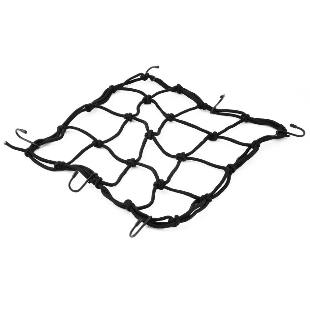 Top 25*25 cm Motorcycle Bicycle Cargo Net Luggage Rope Rubber Mesh Fixed Helmet Sundries Elastic Net Strong Elasticity 7