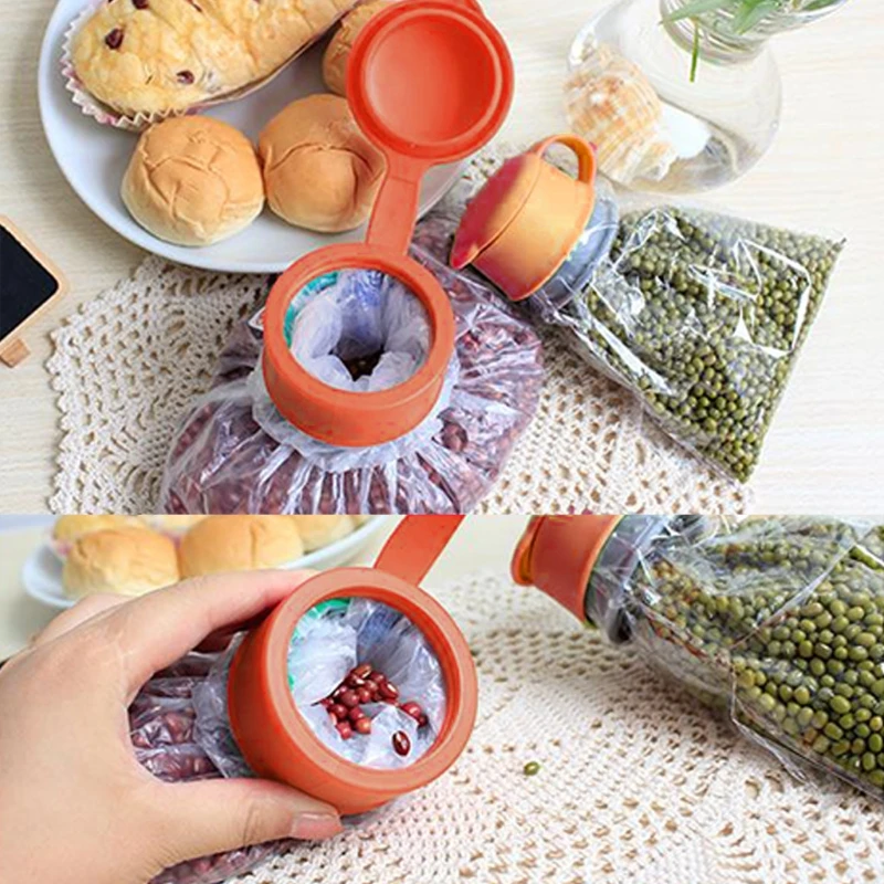 Kitchen Gadgets Seal Pour Food Storage Bag Clip Snack Sealing Clip