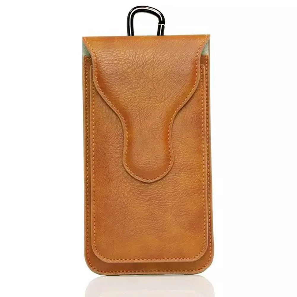 

Waist Bag Artificial Leather Hook Loop Phone Storage Fashion Protective Cases Wallet Vertical Belt Pouch