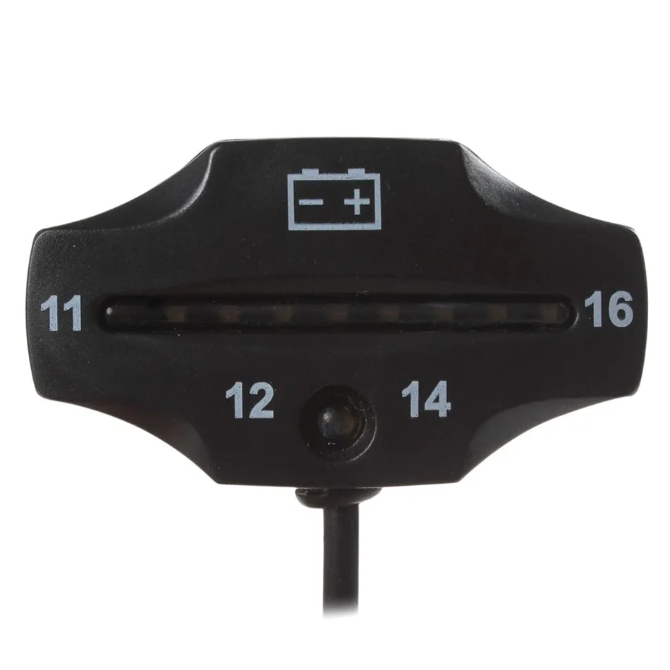 СВЕТОДИОДНЫЙ черный ромбовидный индикатор для аккумулятора 12 В|gauge meter|gauge
