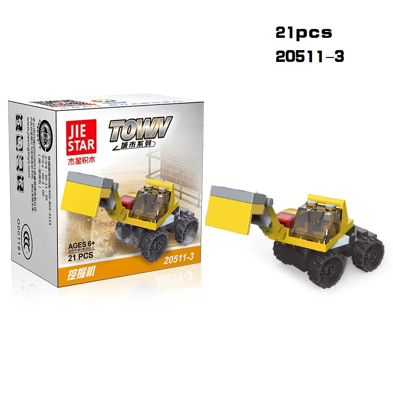 Mini Transportation tank plane Car Educational Assembled Models Building Blocks Compatible small Bricks toys for children 21