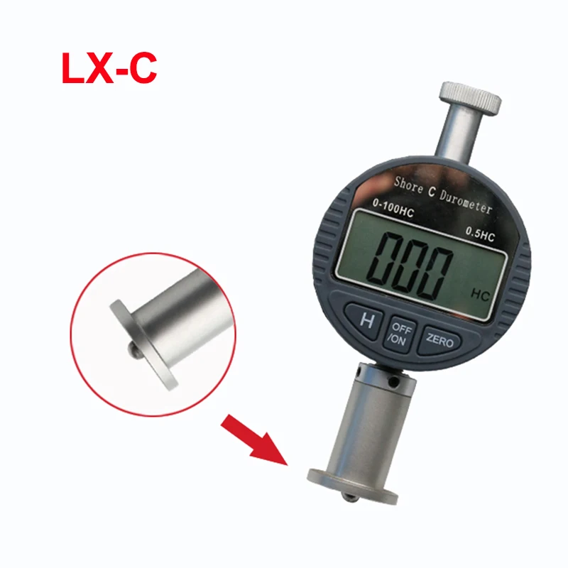 Высокая точность 0-100HA HC HD Цифровой Твердомер измеритель твердости для измерения твердости LX-A/C/D Цифровой Твердомер - Цвет: LX-C