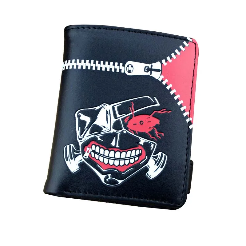 

Tokyo Ghoul Anime Kaneki Ken Short Wallet Card Holder Purse with Coin Pocket