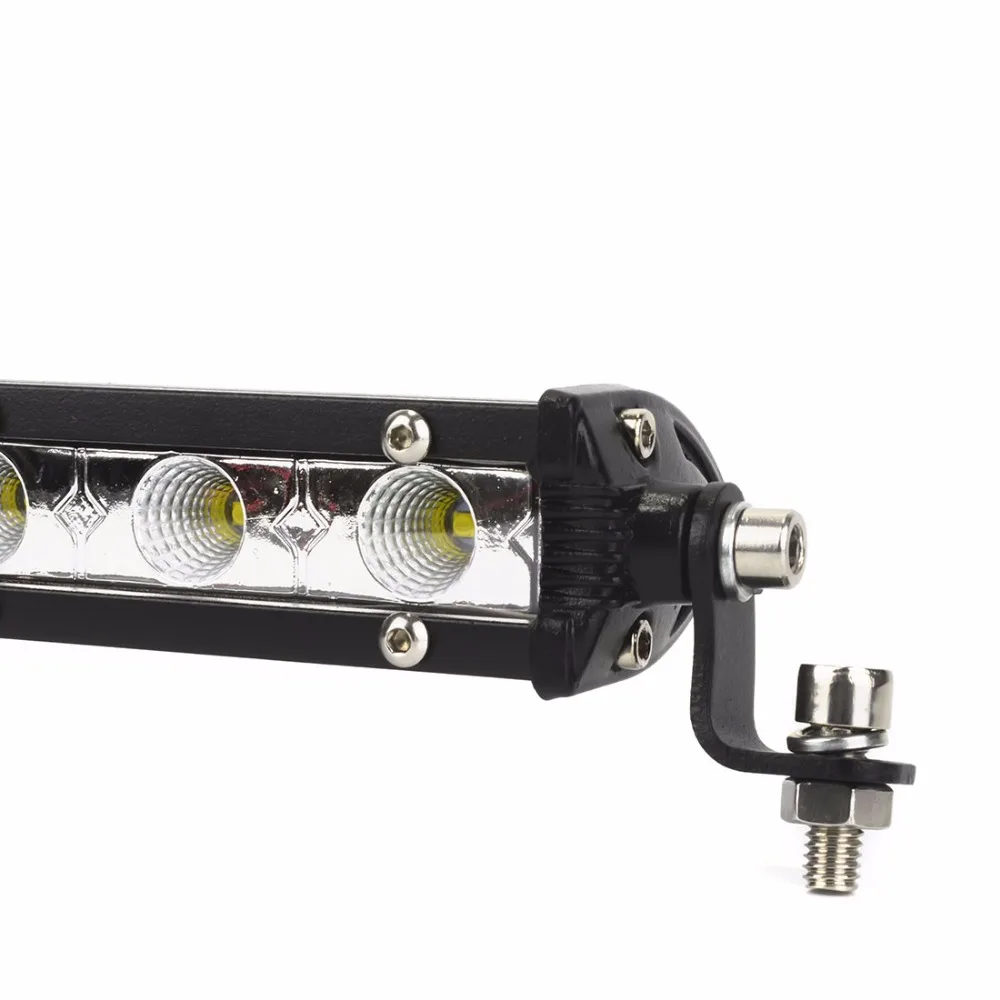 Прямые тонкий светодиодный светильник бар однорядные 25 "120 Вт дальнего света для внедорожник 4X4 4WD ATV Off Road светодиодный свет работы 12 В 24