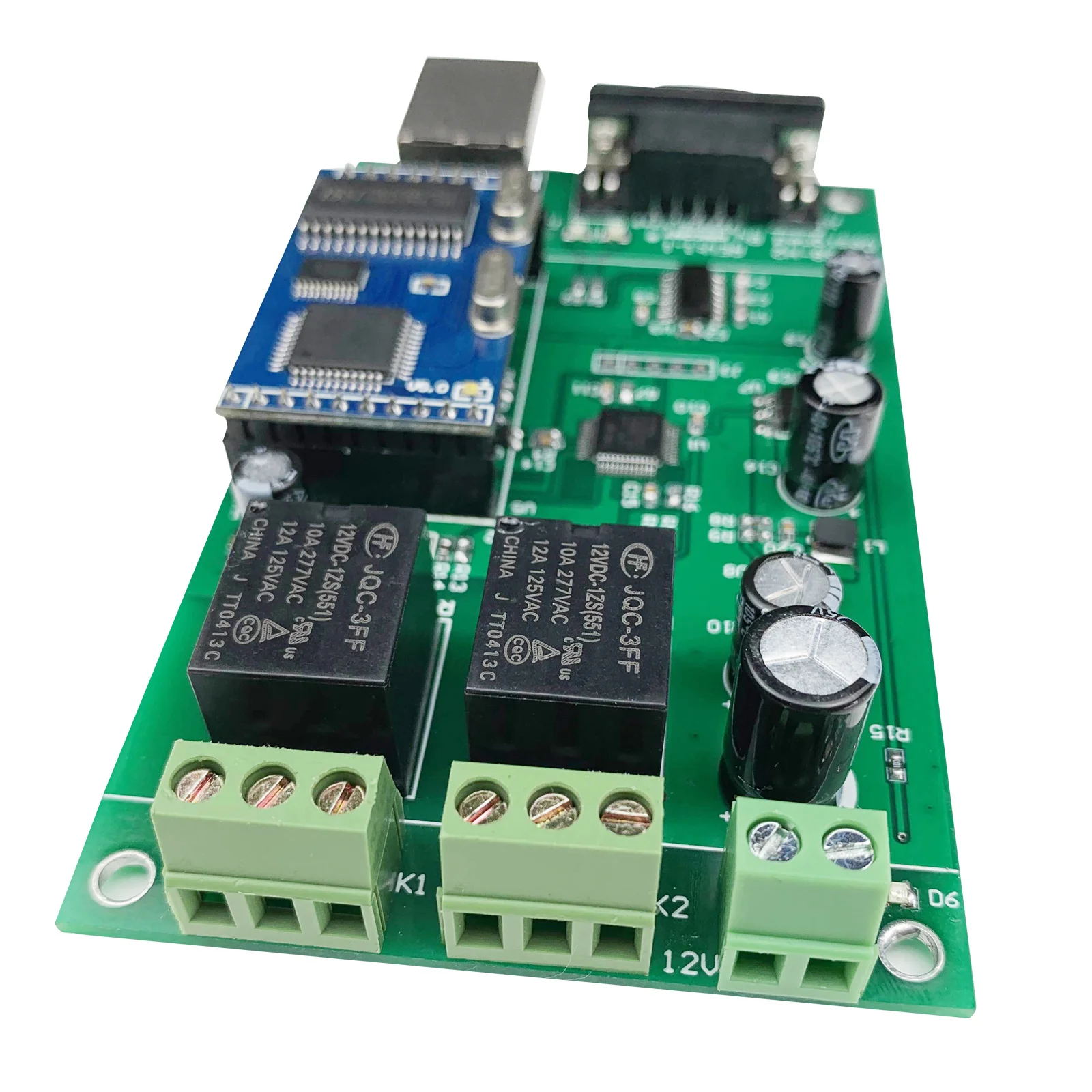 Система контроля допуска к двери комплект 2 канала Ethernet TCP IP релейный модуль RJ45 RS232