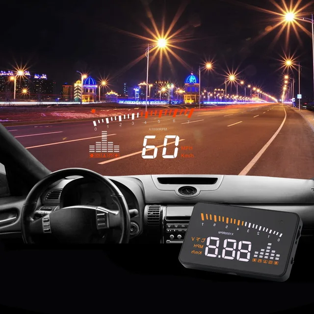 New Hot HUD Car X5 Multi function 3" Car HUD Vehicle