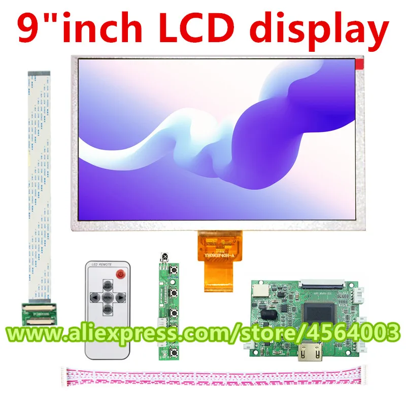 9 &quotTFT 40pin 1024*600 экран дисплей плата управления ЖК монитором HDMI для Raspberry Pi 3