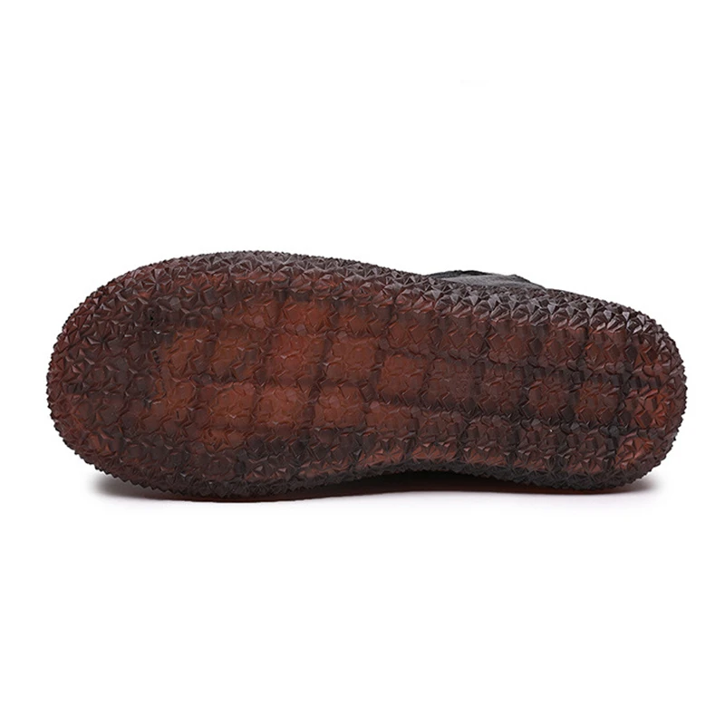 Skup DONGNANFENG kobiety panie kobieta stare buty dla matek buty krowa prawdziwej skóry zimowe futro pluszowe ciepłe kostki Zip rozmiar 35 41 MLD 8168