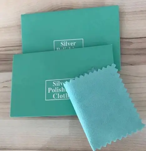 

4colors silver polish cleaning polishing cloth package silver cleaning cloth cloth silver jewelry suede maintenanc