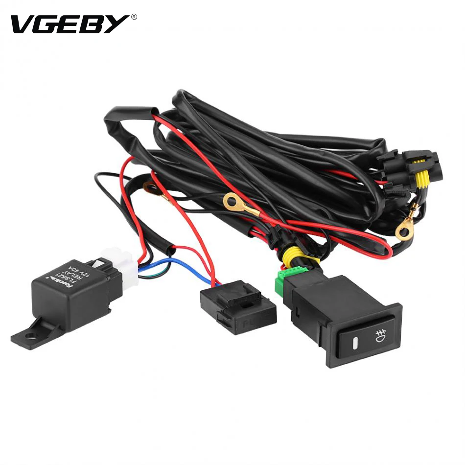 Wiring Harness Kit Fuse Relay Switch 