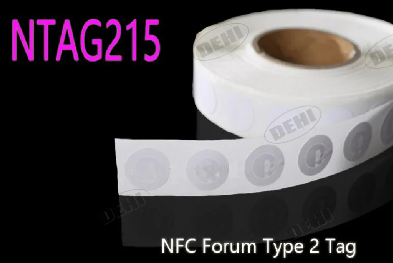 50 шт. Высокое качество NFC ntag215 Наклейки RFID dia.25mm lable форум type2 Стикеры