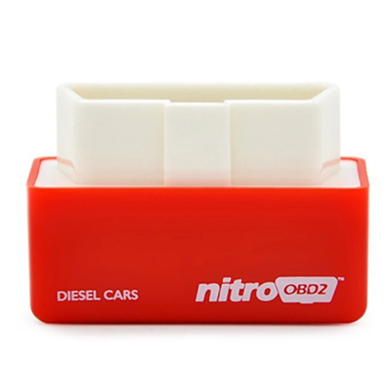 Новое поступление nitroobd2 бензин чип-тюнинг автомобиля коробка подключи и Драйв OBD 2 чип тюнинг коробка более Мощность/больший крутящий момент инструмент диагностики