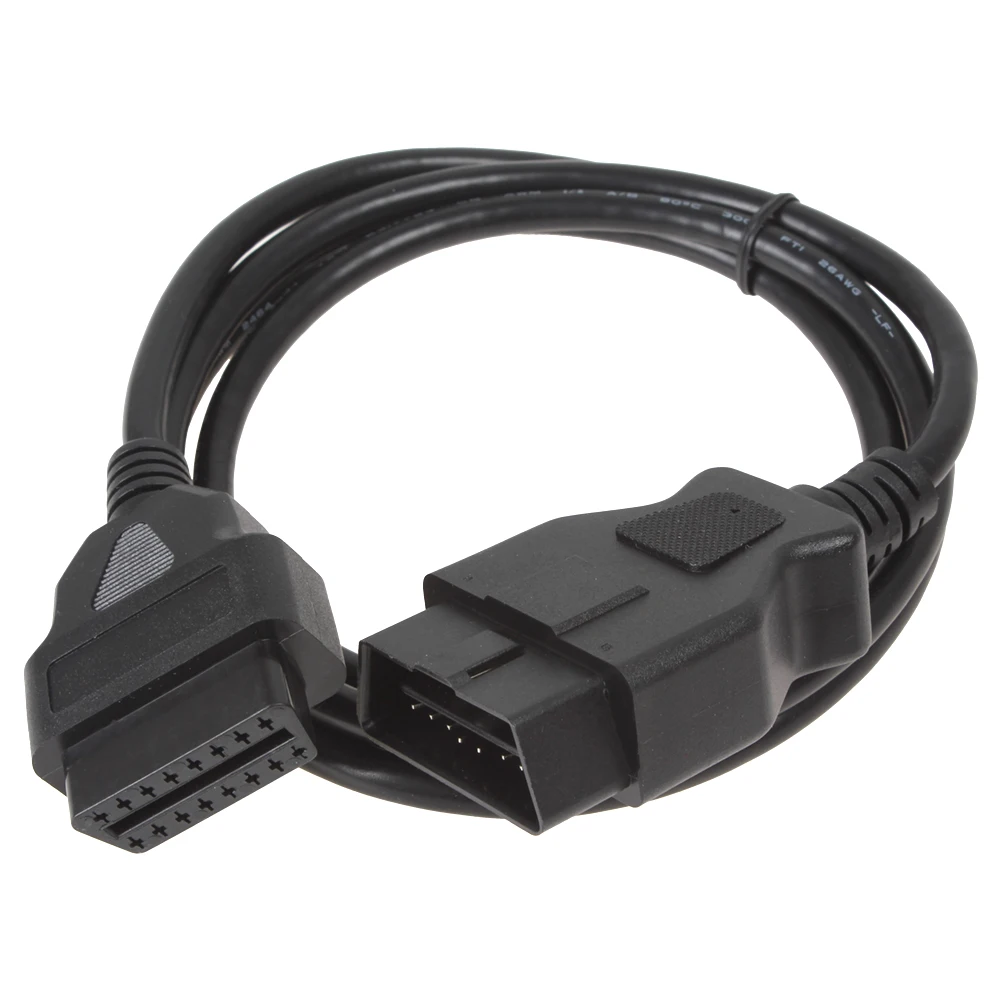 Высококачественный 1 5 м Удлинительный кабель 16 контактов ELM327 OBD II OBD2 разъем