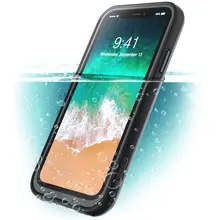 Для iphone X Xs чехол, 5,8 дюймов, i-Blason Aegis, водонепроницаемый чехол, полный корпус, прочный Чехол со встроенной защитной пленкой