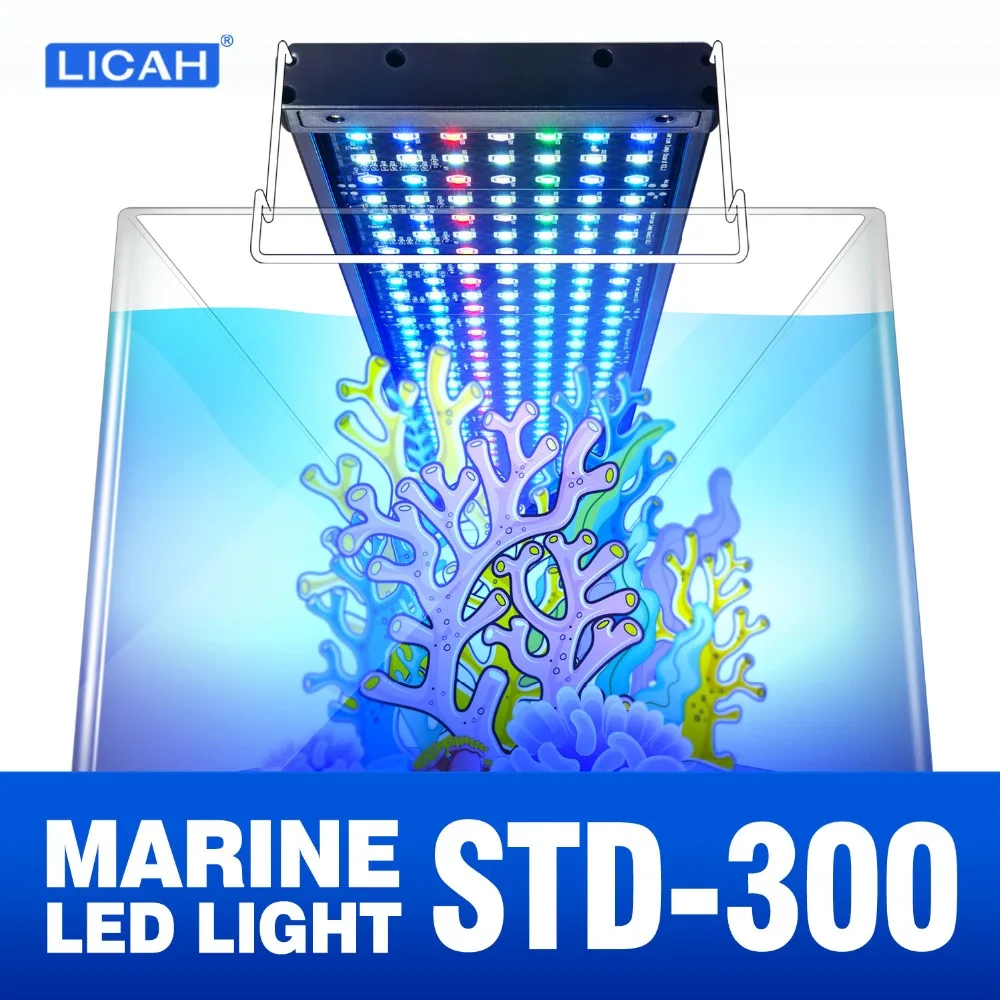 LICAH морской аквариумный светодиодный фонарь STD 300|aquarium aquarium|aquarium saltwaterlighting aquarium led |