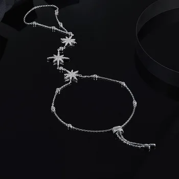 

Ins-APM European and American original six-star meteor back chain SULLIME series exquisite silver diamond design